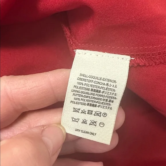 Free People red dress with beading and lace, size extra small, New,  never worn - Picture 14 of 15